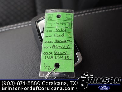 2026 Ford Escape Active