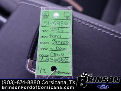 2025 Ford Bronco Big Bend