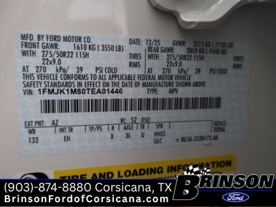 2026 Ford Expedition Max Platinum