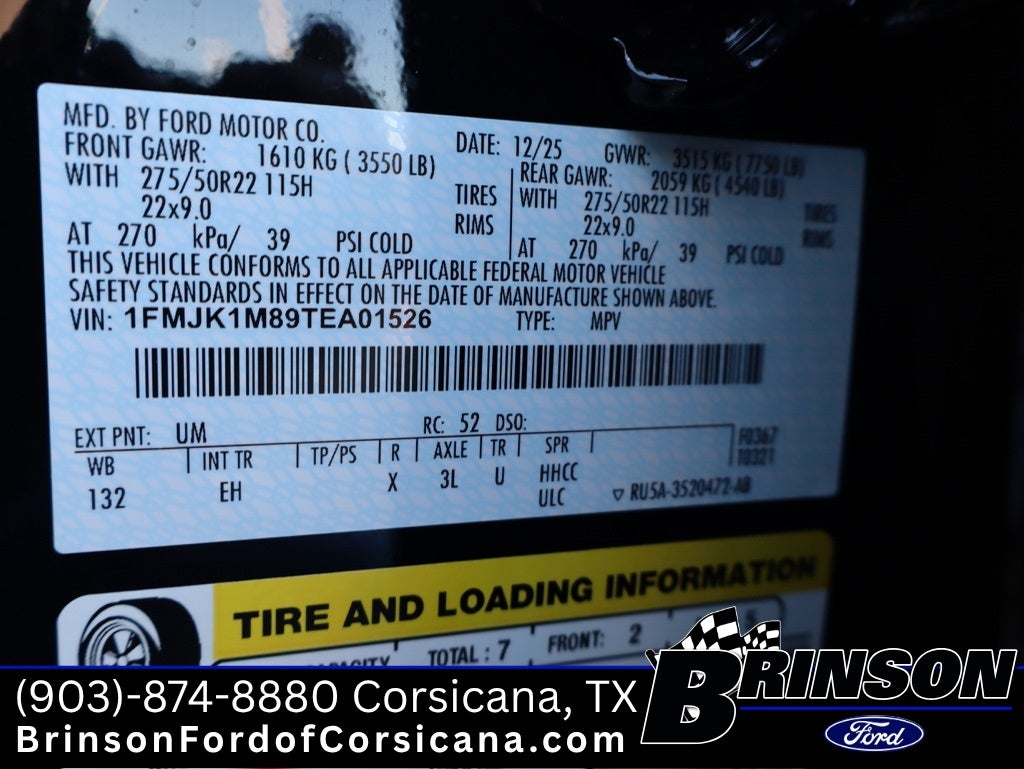 2026 Ford Expedition Max Platinum