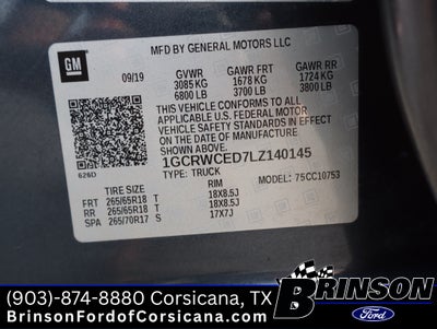 2020 Chevrolet Silverado 1500 LT