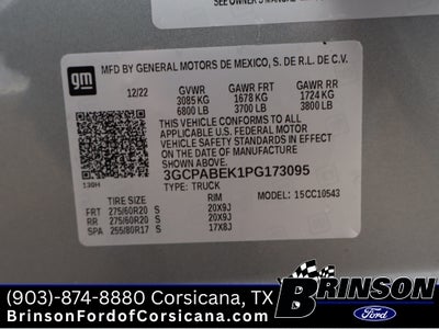 2023 Chevrolet Silverado 1500 Custom