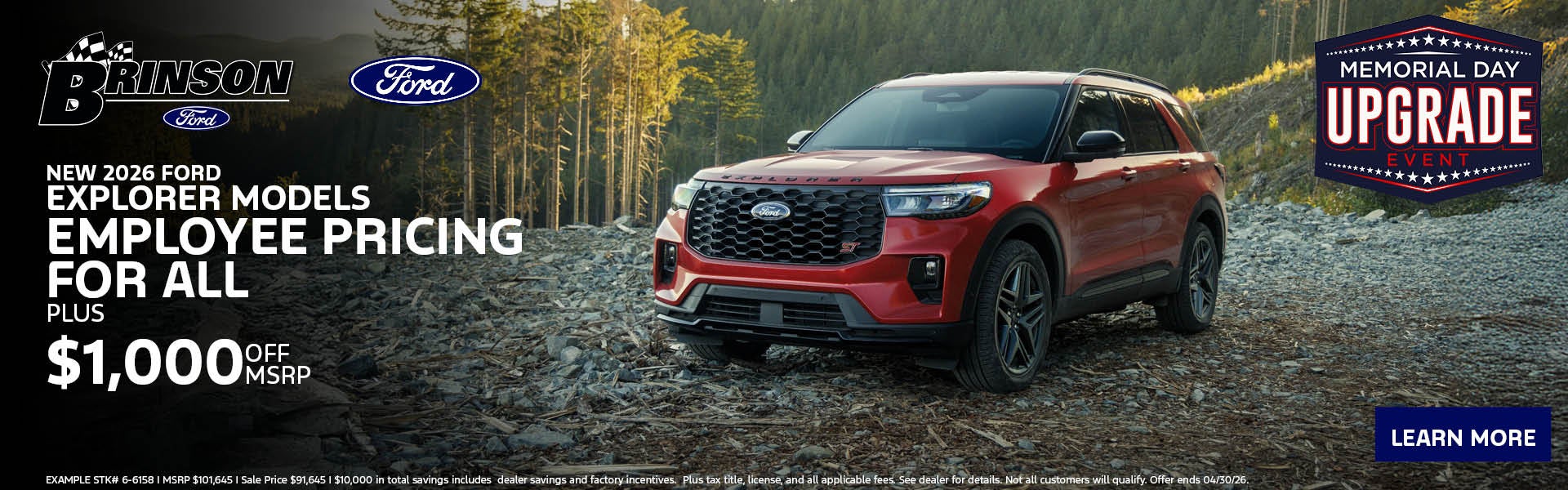 NEW 2026 FORD EXPLORER MODELS